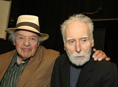 Gerald Stern and Jack Gilbert at NYU in 2009